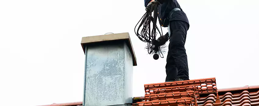 Chimney Brush Cleaning in North Aurora, Illinois