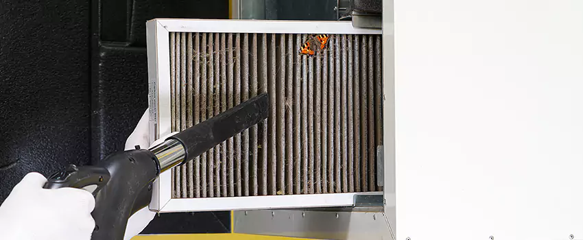 Clogged Air Duct Cleaning Process in North Aurora, IL