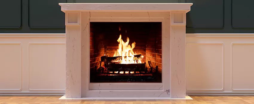 Decorative Electric Fireplace Installation in North Aurora, Illinois