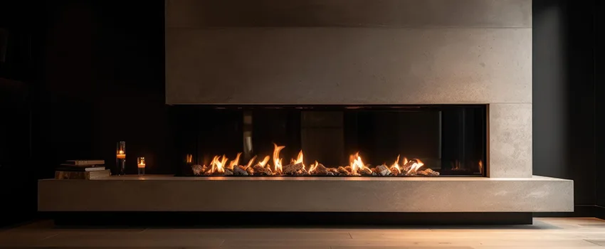 Gas Fireplace Ember Bed Design Services in North Aurora, Illinois