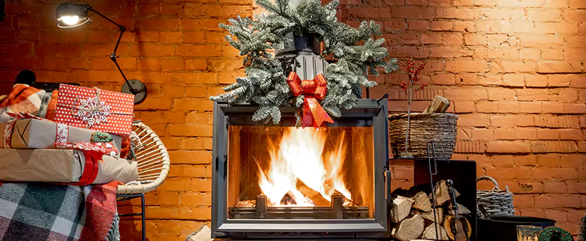 Travis Industries Linear Gas Fireplace Installation in North Aurora, Illinois