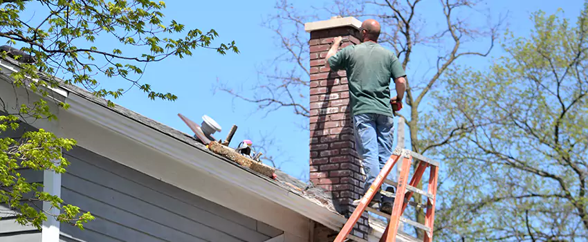 Vinyl and PVC Chimney Flashing Installation in North Aurora, IL
