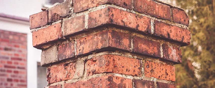 Cracked Chimney Bricks Repair Cost in North Aurora, Illinois