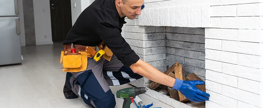 Fireplace Damaged Damper Frame Repair Services in North Aurora, Illinois